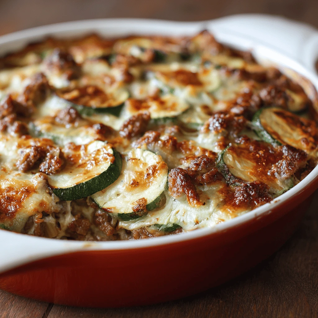Beef and Zucchini Casserole: A Comforting and Nutritious Delight