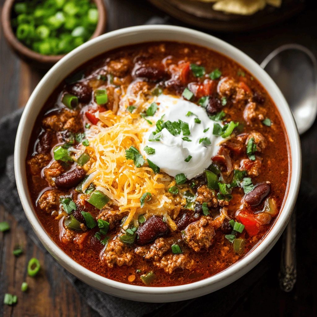 Crockpot Turkey Chili