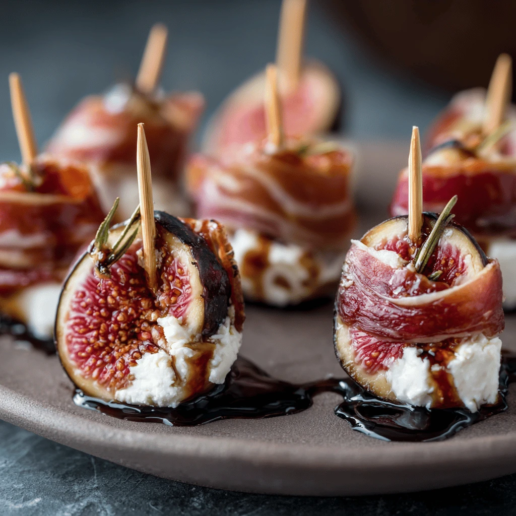 Prosciutto Wrapped Figs with Goat Cheese for Thanksgiving: An Elegant Appetizer