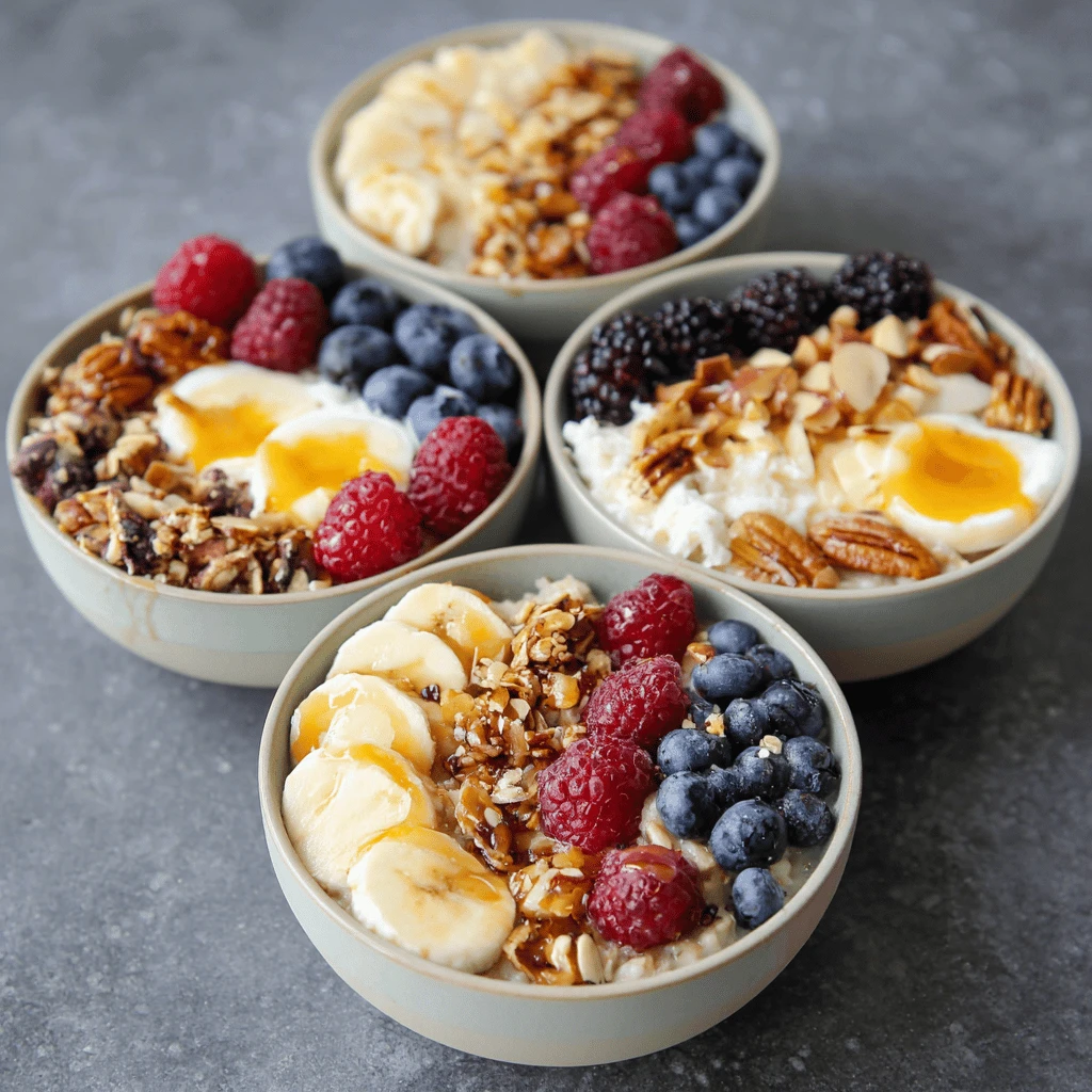 Breakfast Oatmeal Meal Prep Bowls: Your Guide to a Healthy & Efficient Morning