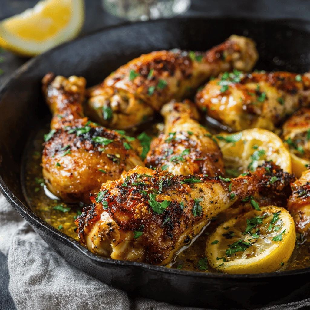 Lemon Butter Chicken Drumsticks