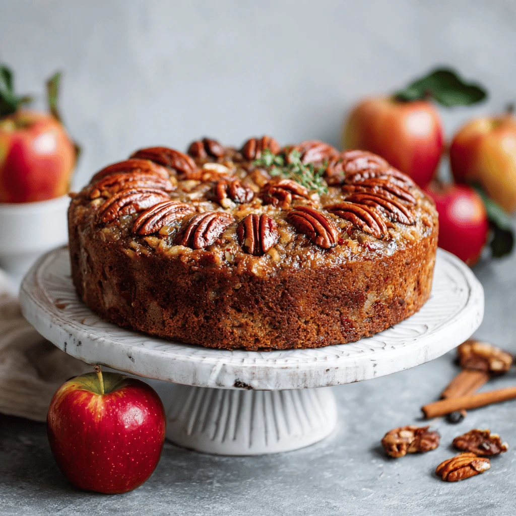 Apple Pecan Cake: The Perfect Thanksgiving Dessert