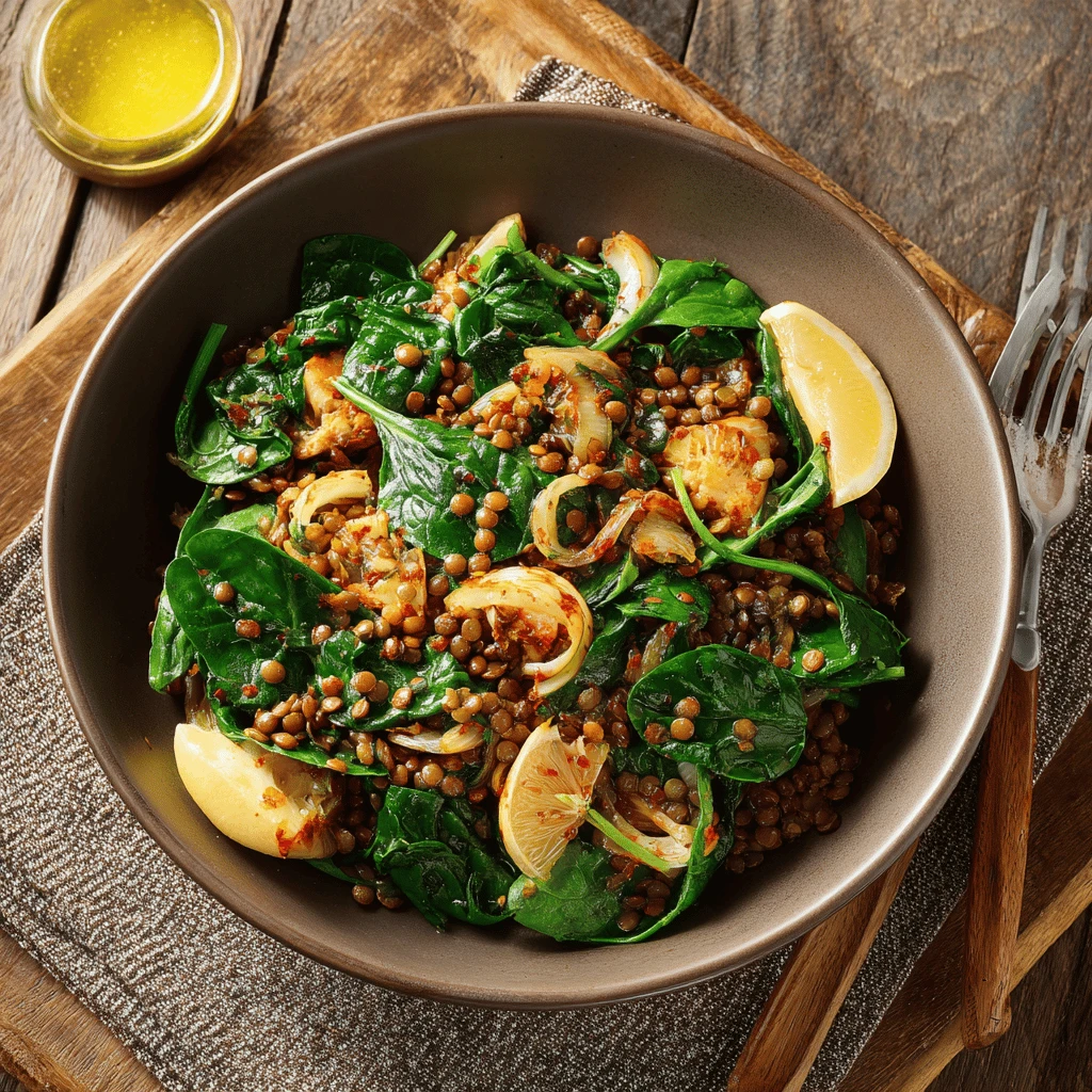 Spinach and Lentil Salad: A Nutritional Powerhouse