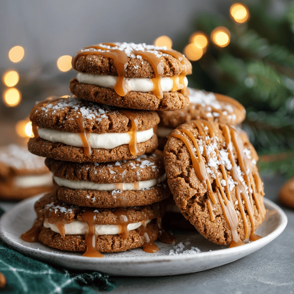 Gingerbread Cheesecake Stuffed Cookies