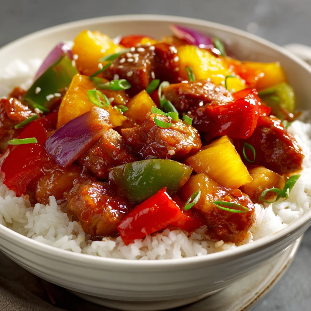 Slow Cooker Sweet and Sour Pork