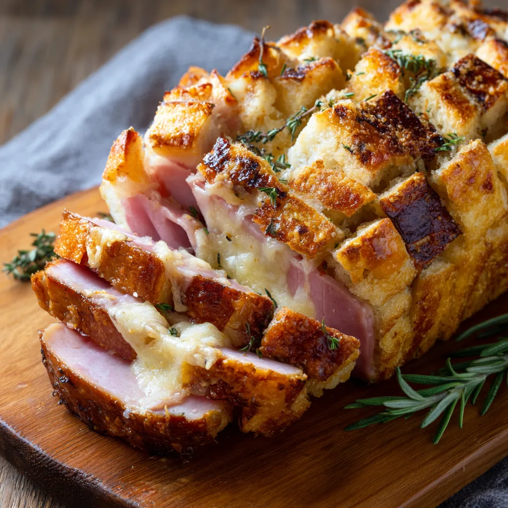 Honey Ham Pull-Apart Bread