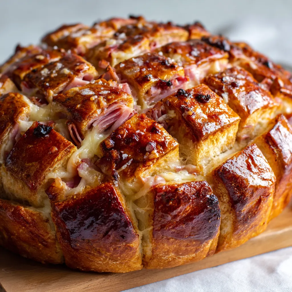 Honey Ham Pull-Apart Bread