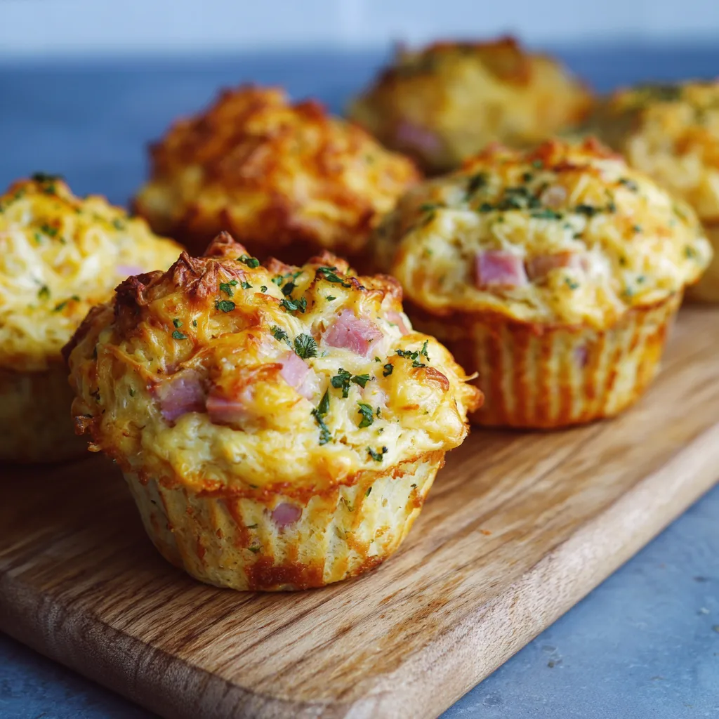 Ham Cheese Muffins