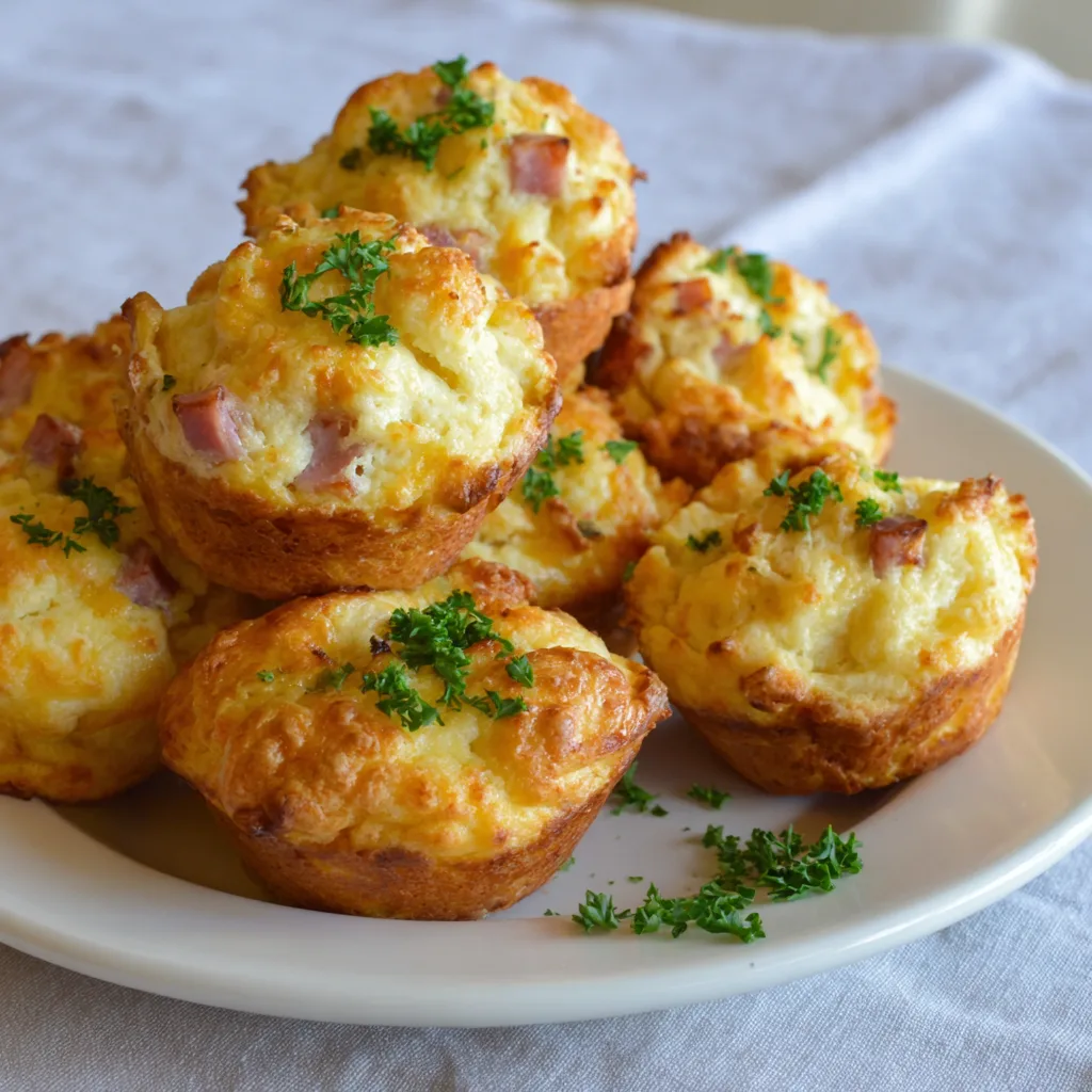 Ham Cheese Muffins