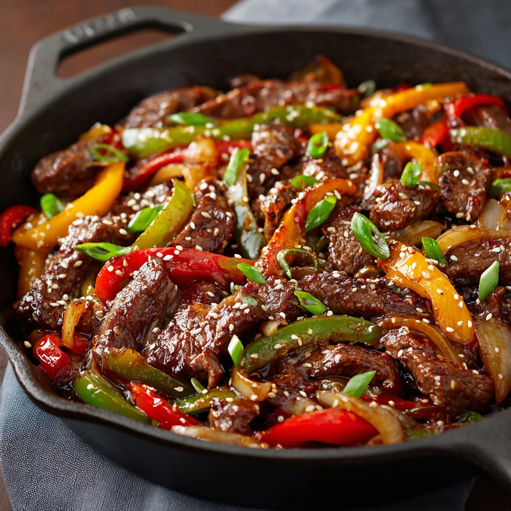 Easy Recipe Teriyaki Beef Skillet