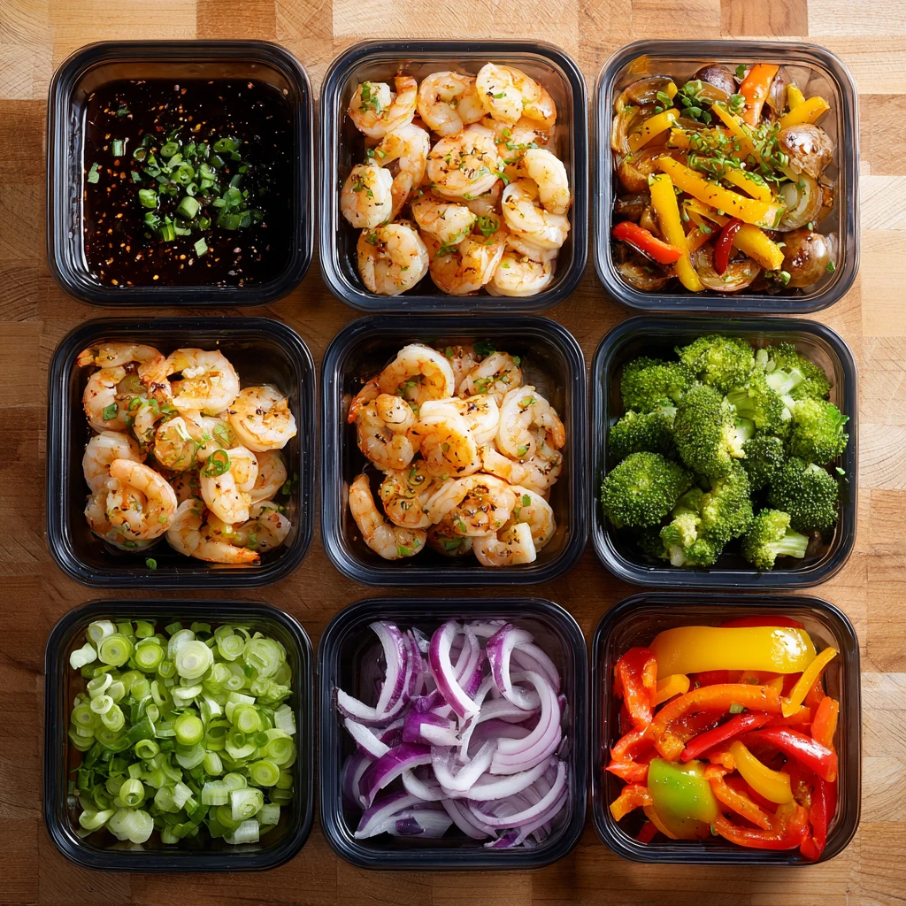 Shrimp and Veggie Stir-Fry Meal Prep