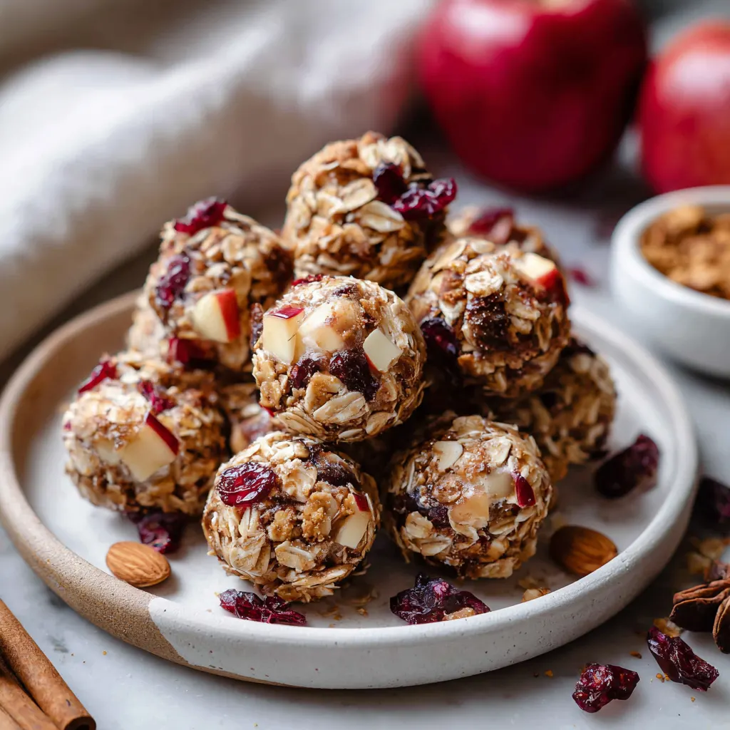 Apple Cinnamon Granola Bites