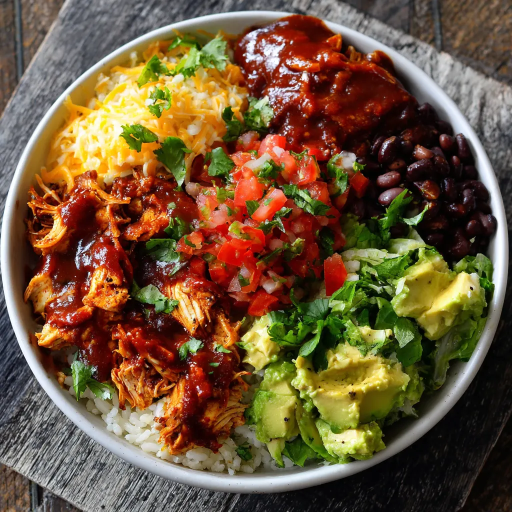 BBQ Chicken Burrito Bowls