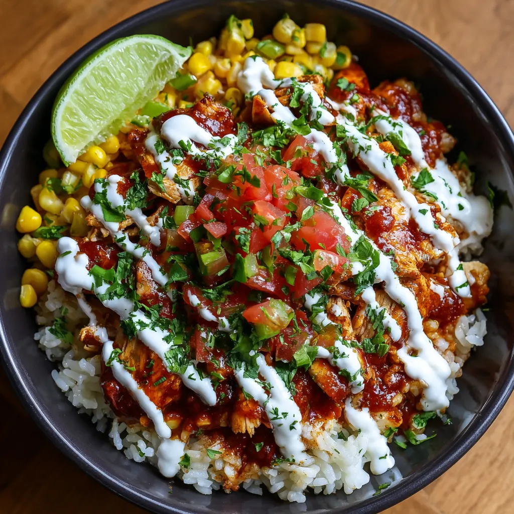 BBQ Chicken Burrito Bowls