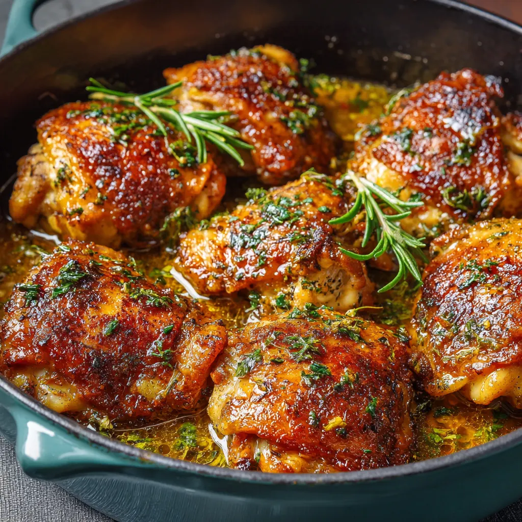 Easy Baked Chicken Thighs
