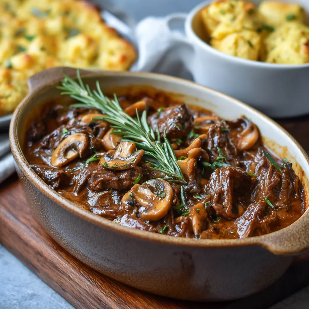 Beef & Mushroom Casserole