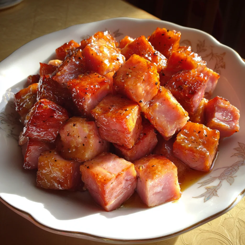 Brown Sugar Honey Ham Cubes