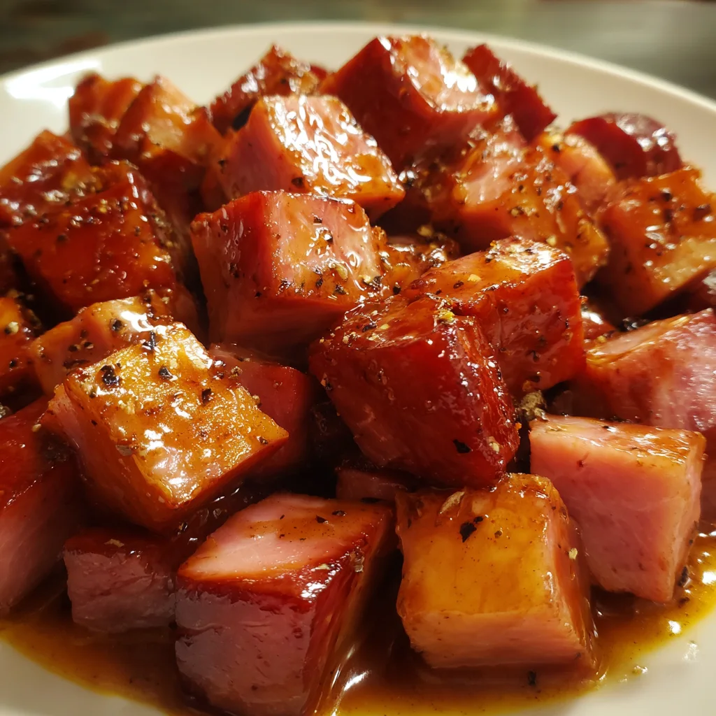 Brown Sugar Honey Ham Cubes