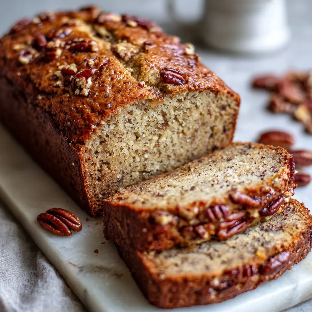 Brown Butter Banana Pecan Bread