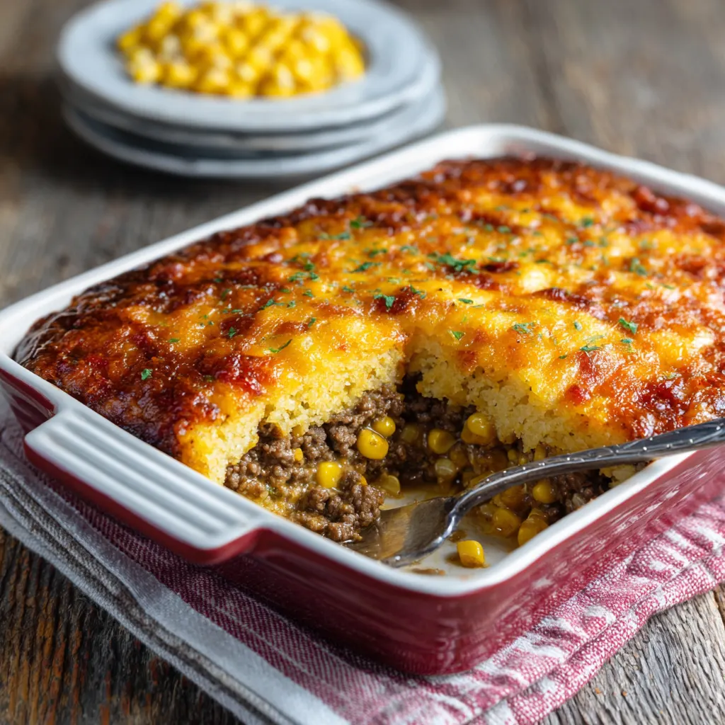 Beef and Corn Casserole