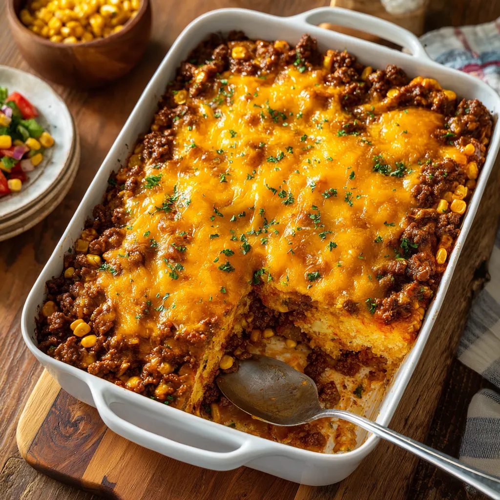 Beef and Corn Casserole