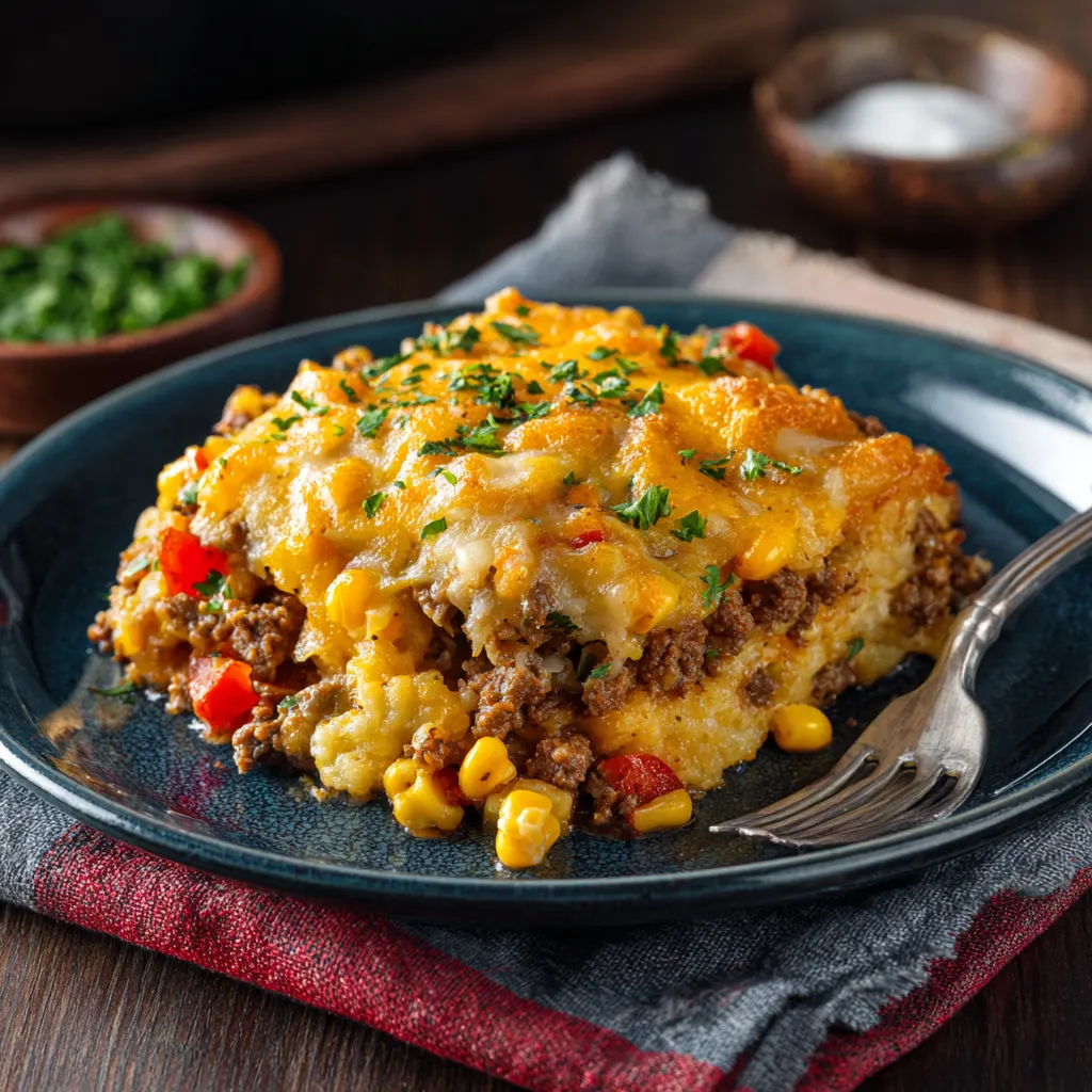 Beef and Corn Casserole