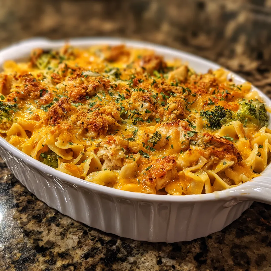 Cheesy Chicken & Broccoli Casserole