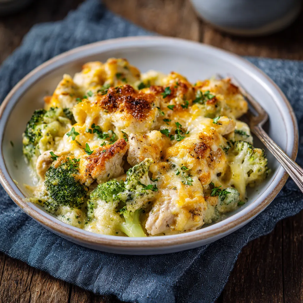 Cheesy Chicken & Broccoli Casserole