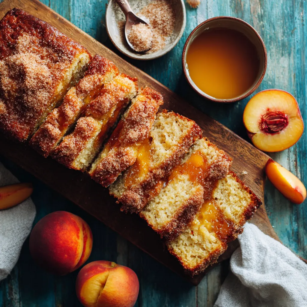Cinnamon Peach Bread