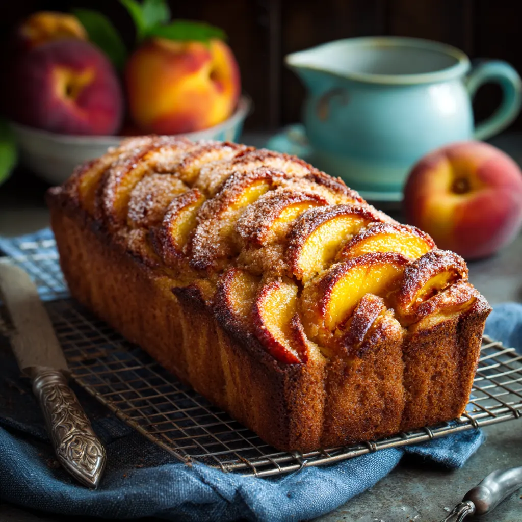 Cinnamon Peach Bread