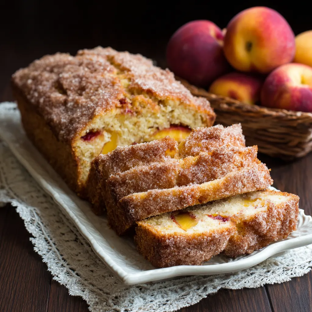 Cinnamon Peach Bread