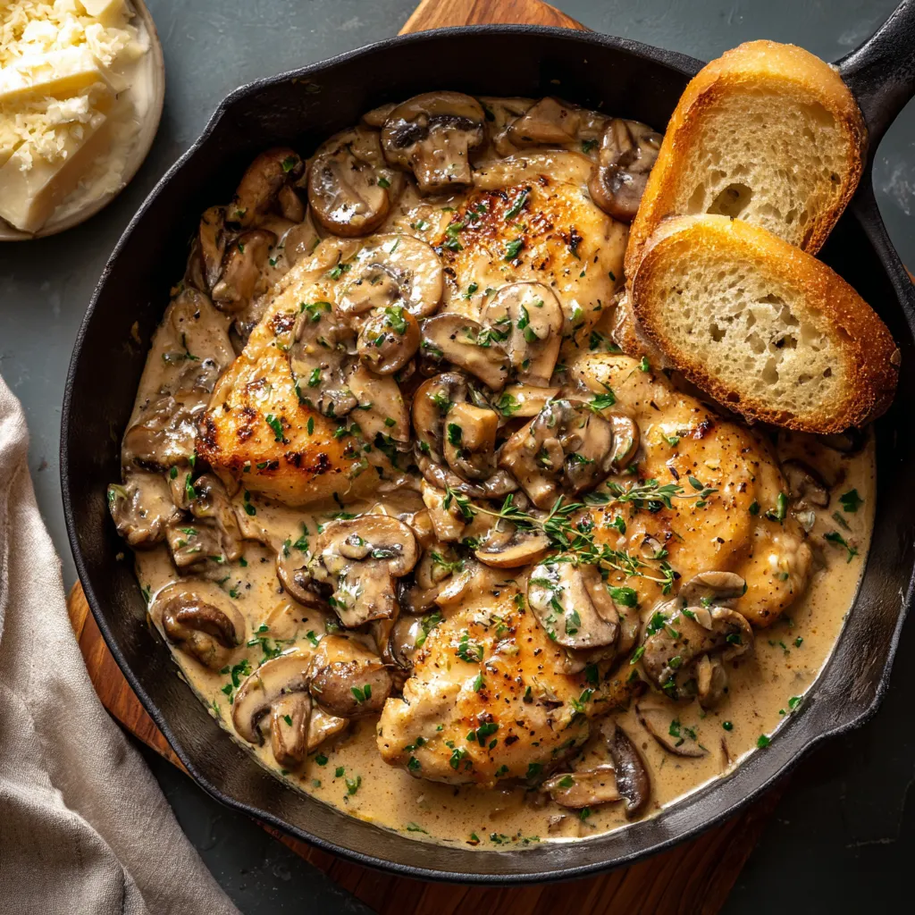 Creamy Chicken Marsala