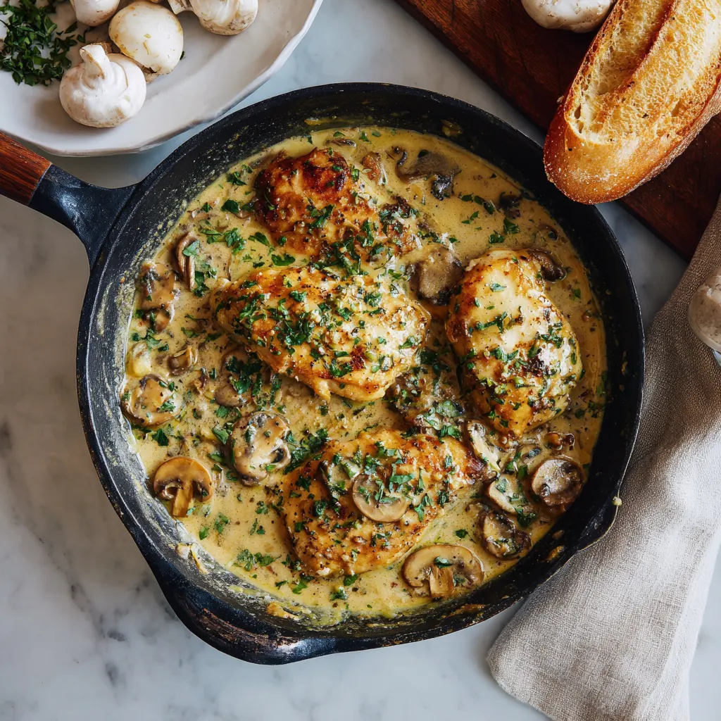 Creamy Chicken Marsala