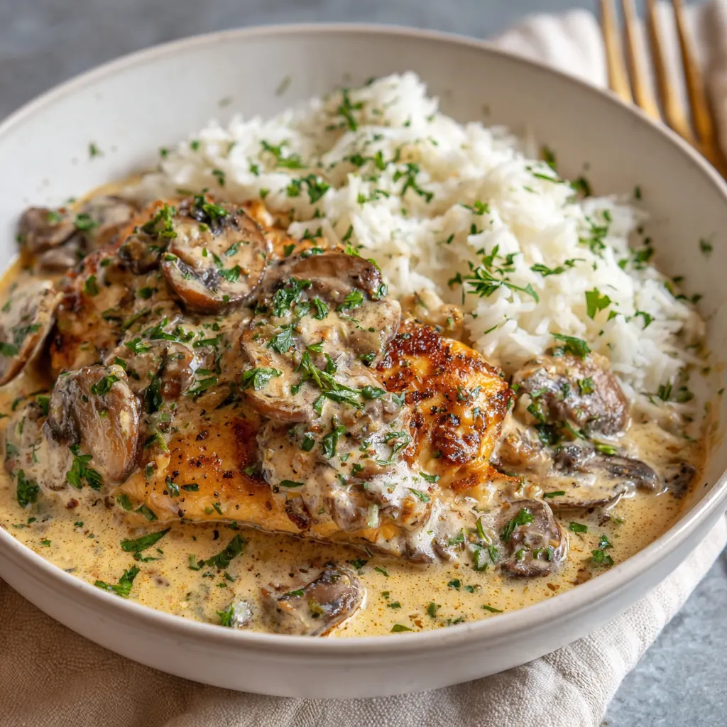 Creamy Chicken Marsala