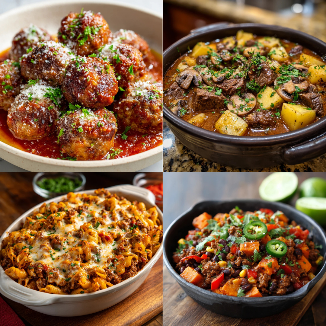 Ground Beef Dinners the Family Will Love