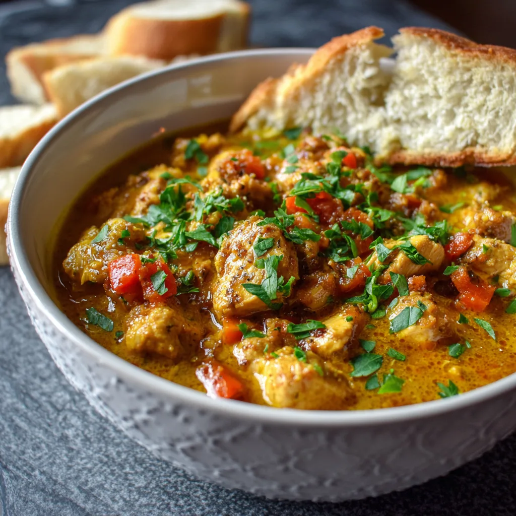 Crockpot Chicken Curry Stew