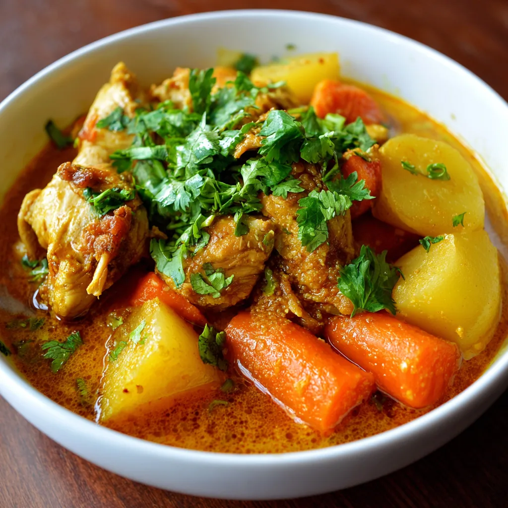 Crockpot Chicken Curry Stew