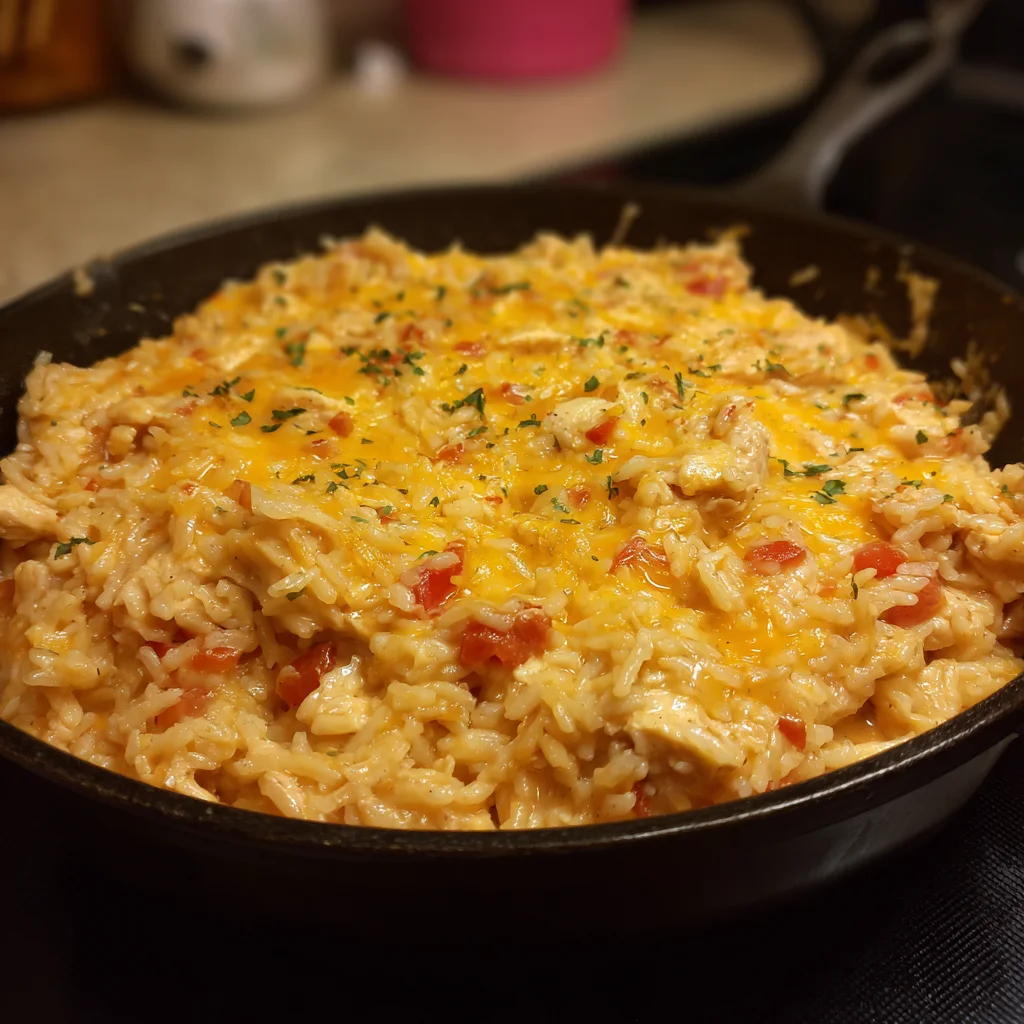 Cheesy Chicken and Rice