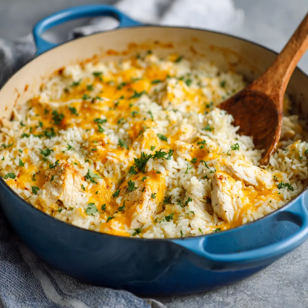 Cheesy Chicken and Rice