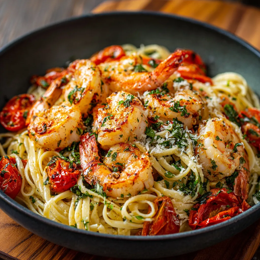 Garlic Butter Shrimp Pasta