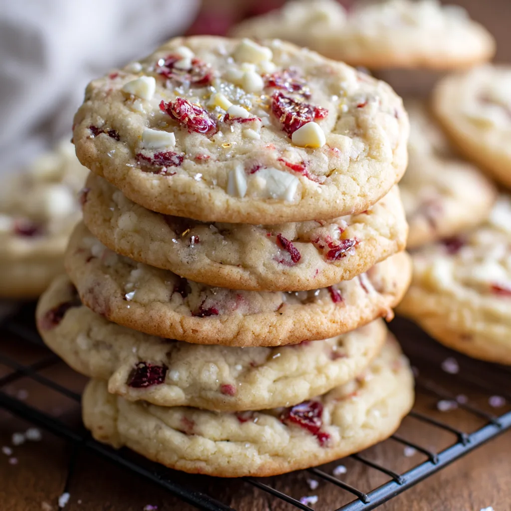 Cranberry White Chocolate Cookies