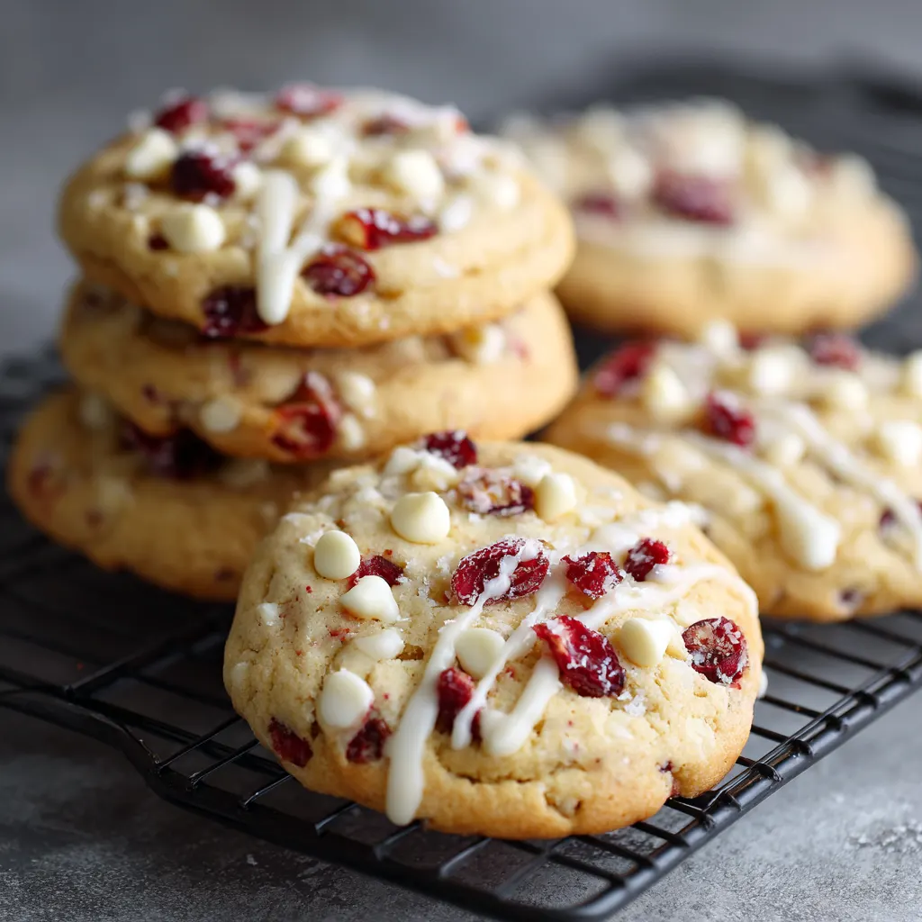Cranberry White Chocolate Cookies