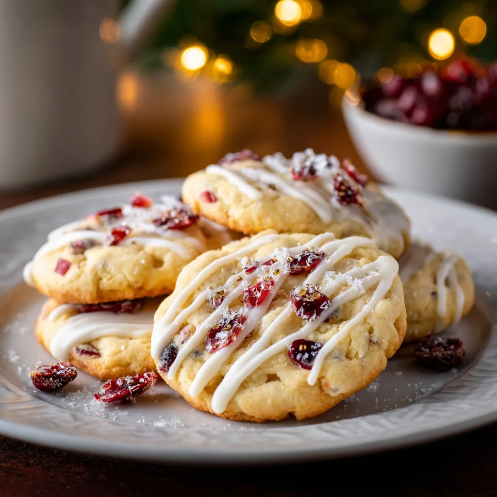 Cranberry White Chocolate Cookies