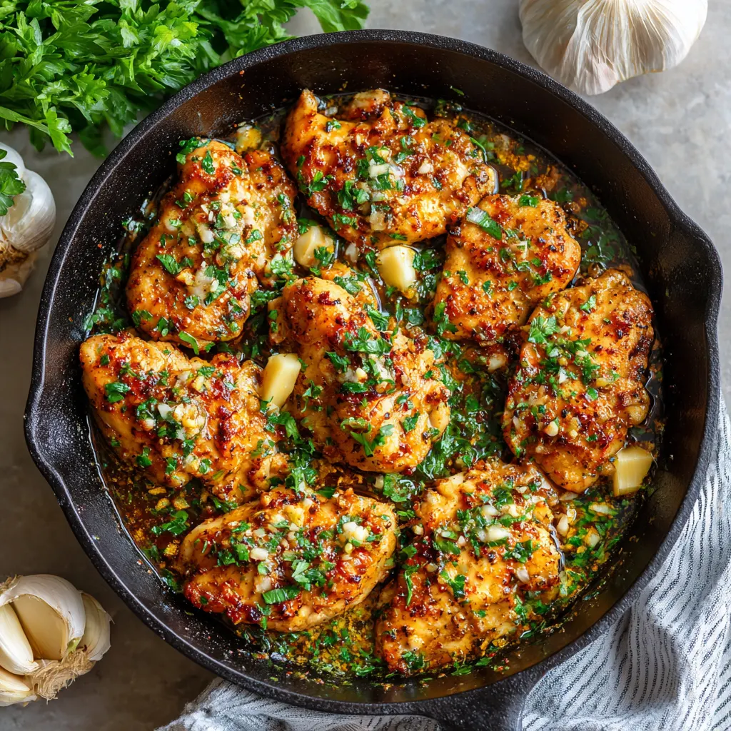 Garlic Butter Chicken Skillet – Easy One-Pan Dinner Recipe
