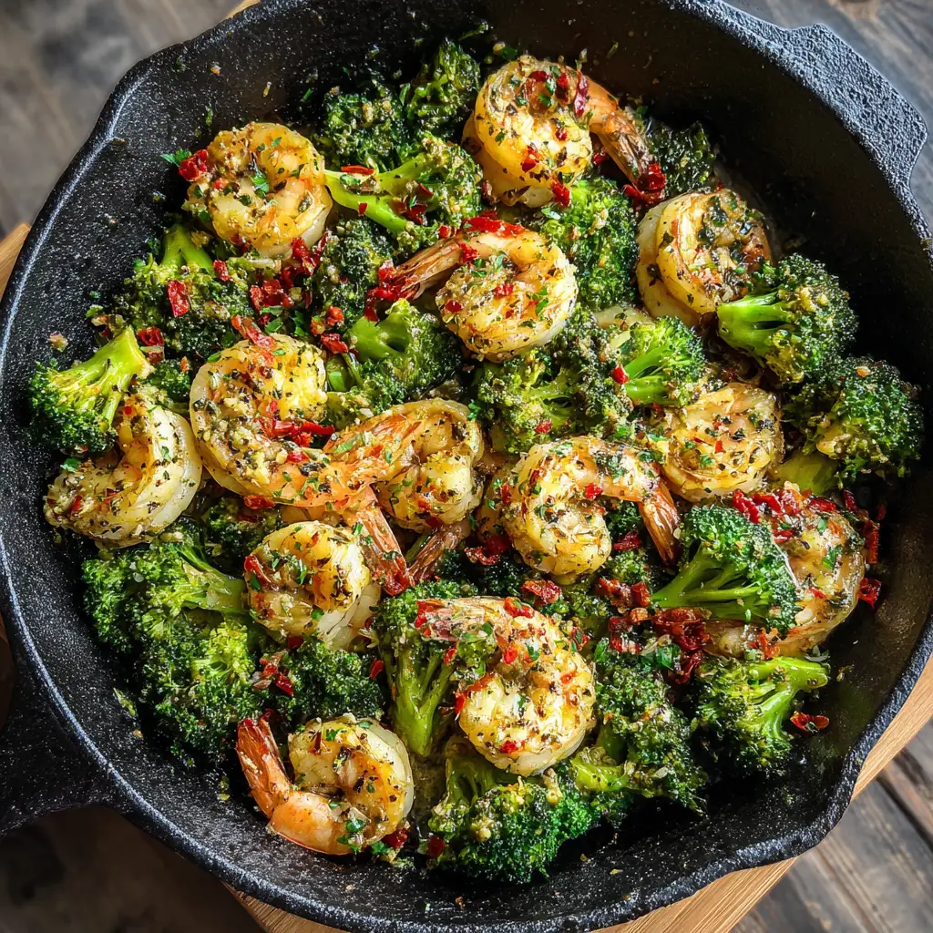 Garlic Butter Shrimp & Broccoli