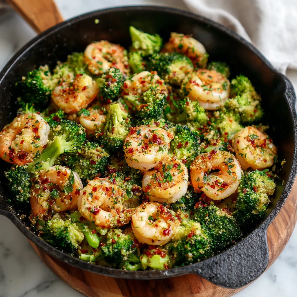 Garlic Butter Shrimp & Broccoli