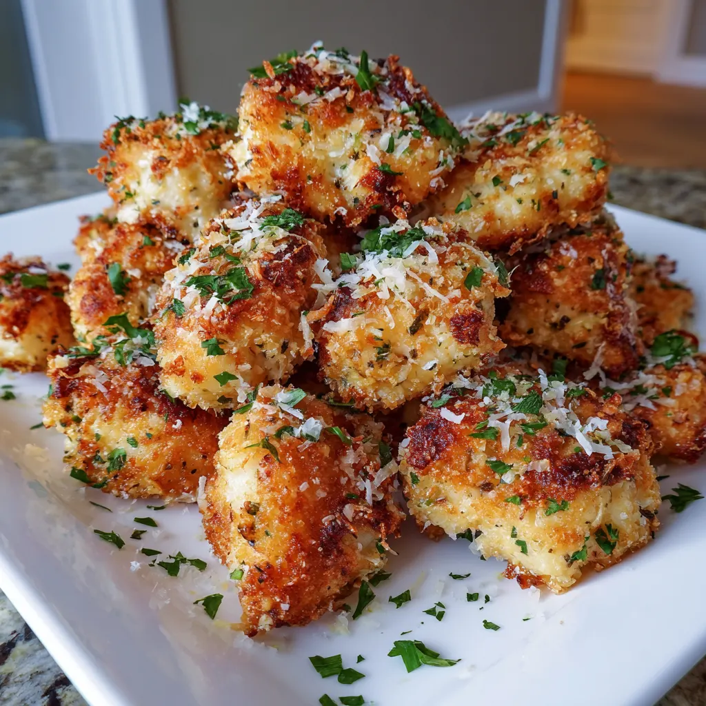 Garlic Parmesan Chicken Bites