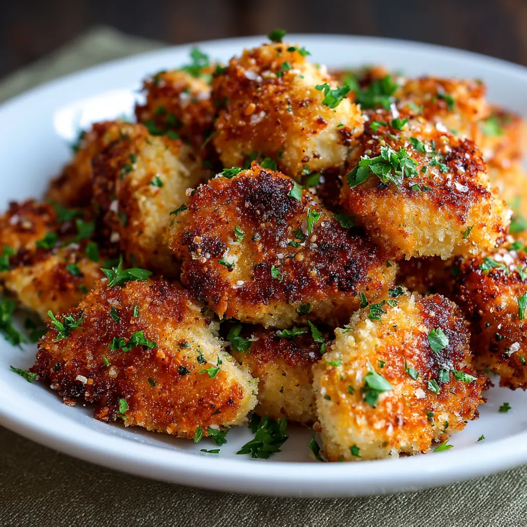 Garlic Parmesan Chicken Bites