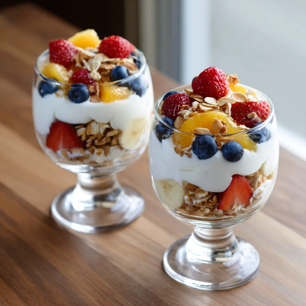 Greek Yogurt Fruit Parfait Healthy Snacks