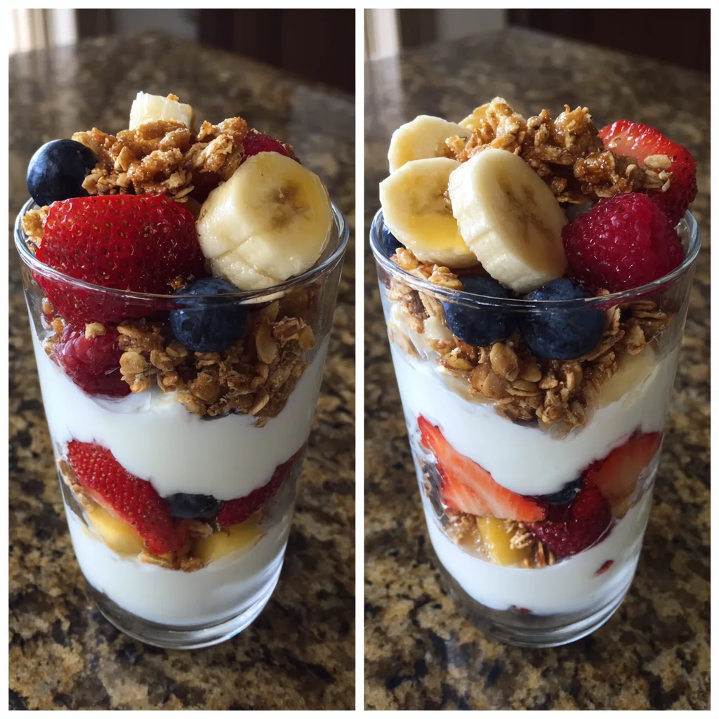 Greek Yogurt Fruit Parfait Healthy Snacks
